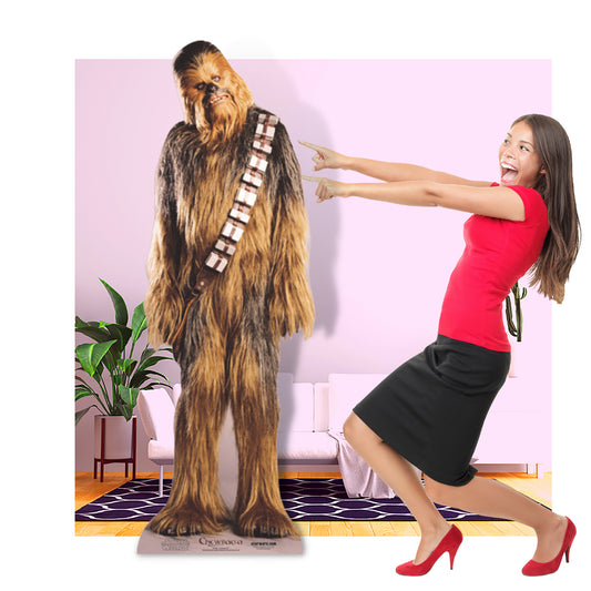 chewbacca star wars cardboard cutouts