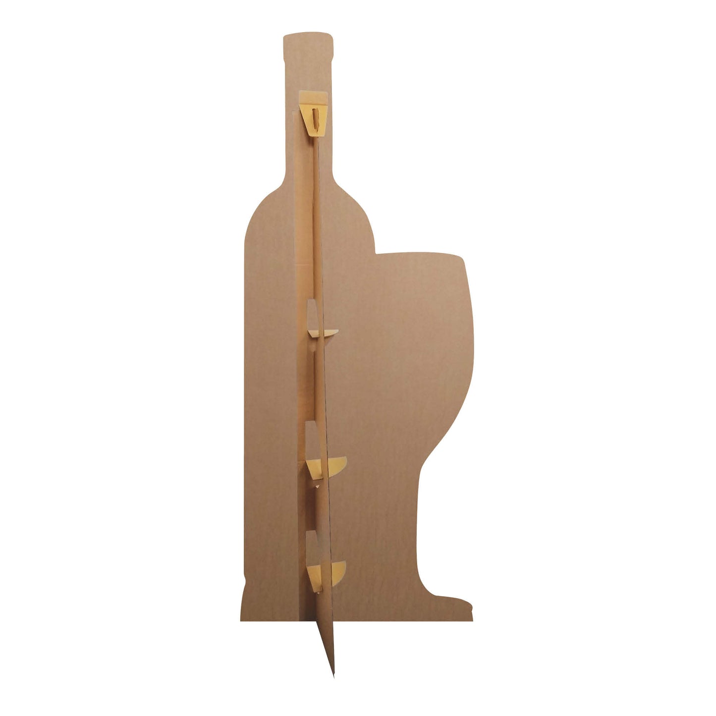 SC1004 Glass and Red Wine Cardboard Cut Out Height 184cm - mycardboardcutout