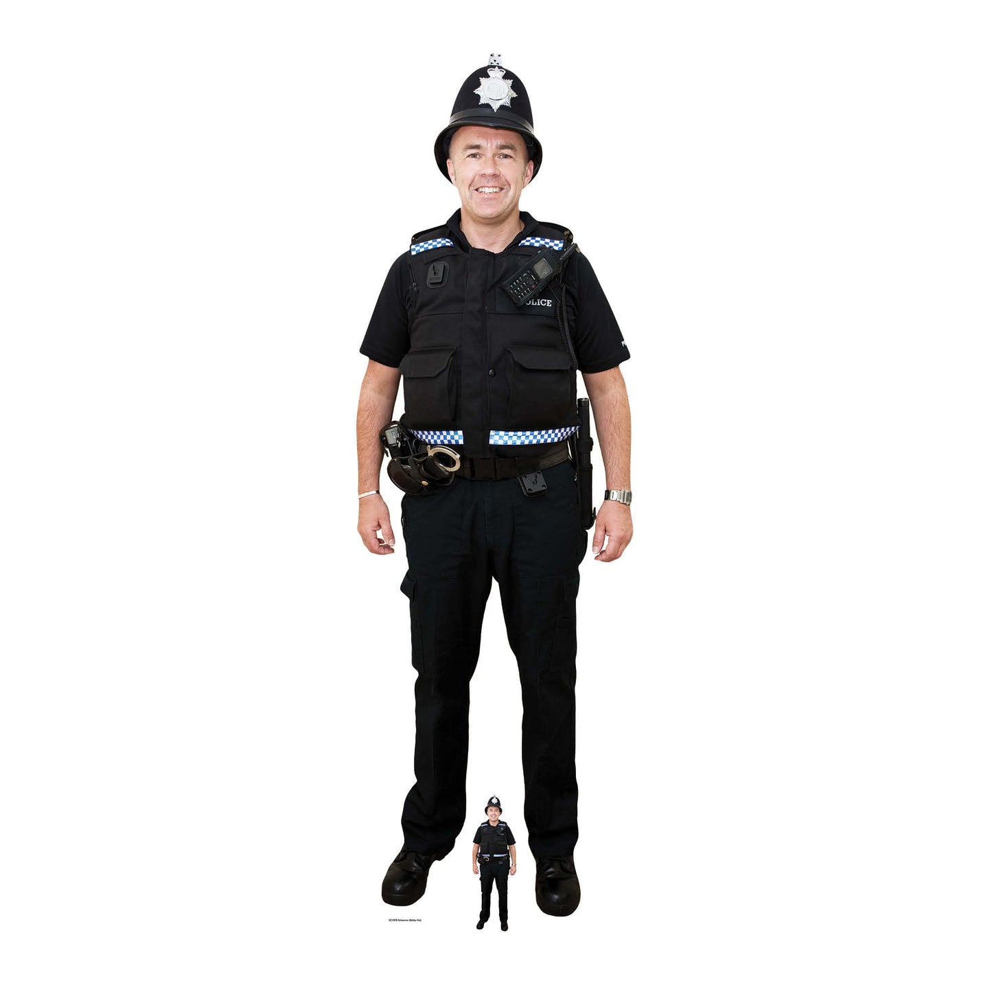 SC1098 Policeman (Bobby Hat) Cardboard Cut Out Height 190cm - mycardboardcutout