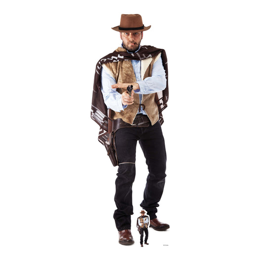SC1117 Cowboy Cardboard Cut Out Height 178cm - mycardboardcutout