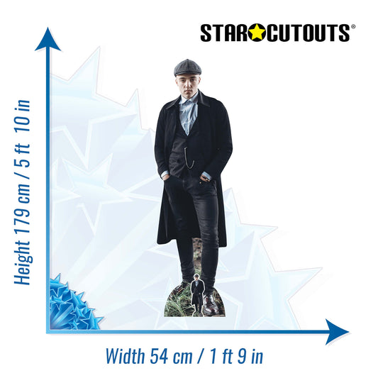 SC1190 British 1920S Gangster Peaky Blinders Watch Chain Cardboard Cut Out Height 179cm - mycardboardcutout