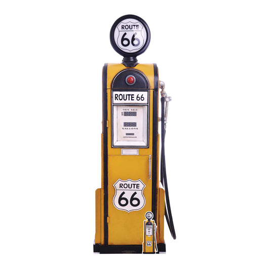 SC1398 Route 66 Gas Pump Cardboard Cut Out Height 194cm - mycardboardcutout