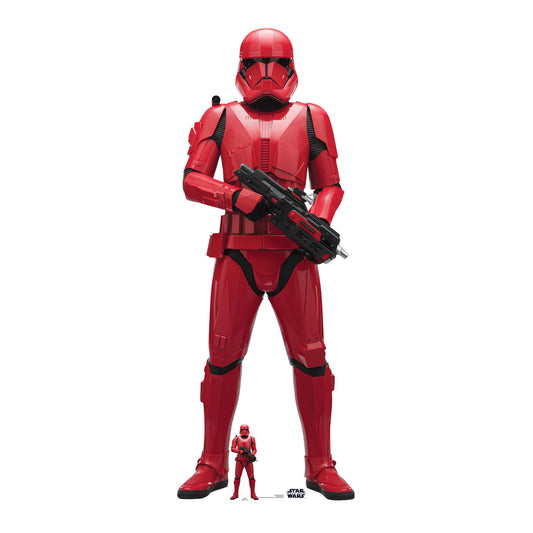 Star Wars Red Sith Trooper The Rise of Skywalker Cardboard Cut Out Height 181cm