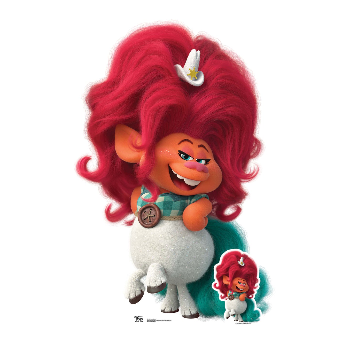 Delta Dawn Trolls World Tour Cardboard Cutout - mycardboardcutout