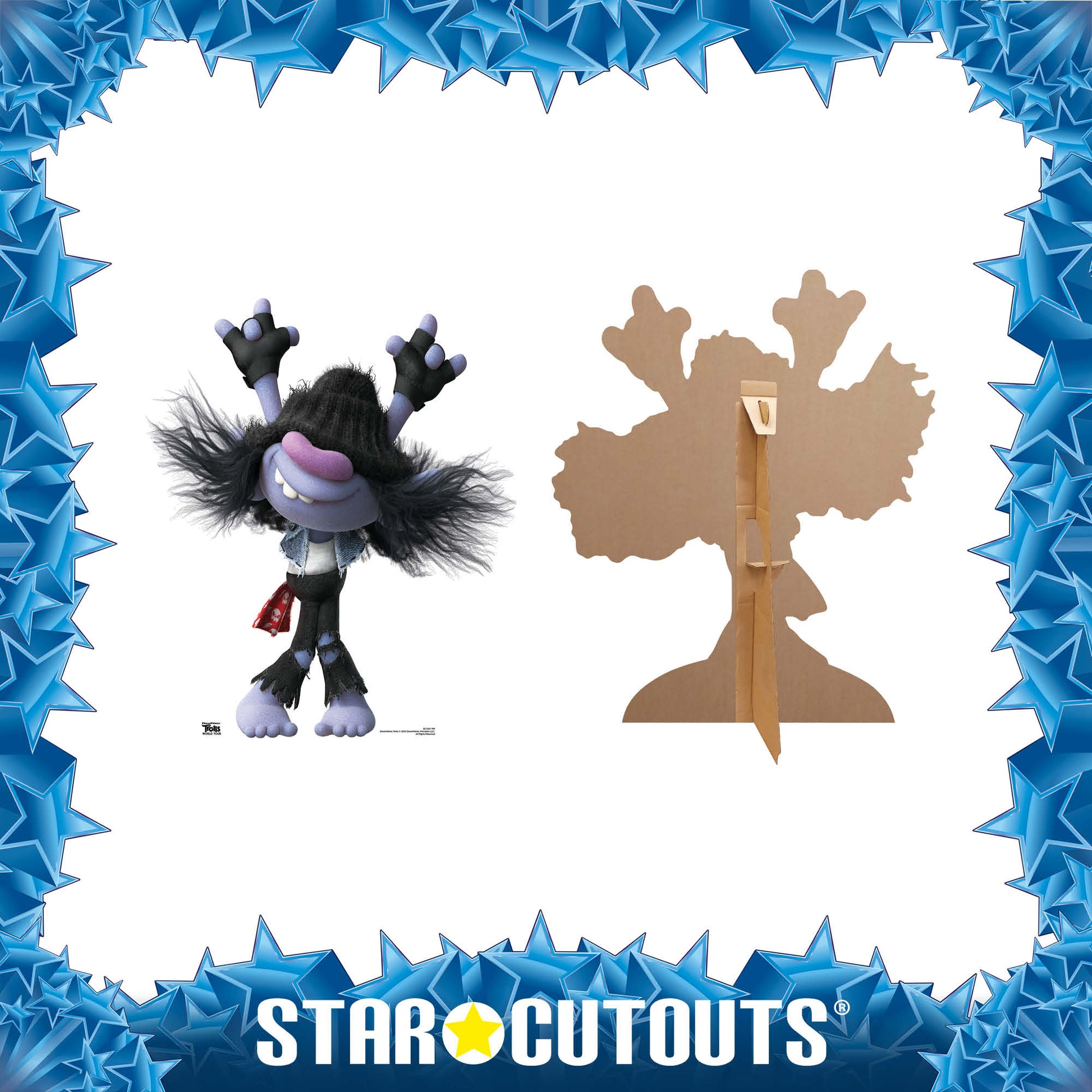 Riff Trolls World Tour Cardboard Cutout - mycardboardcutout