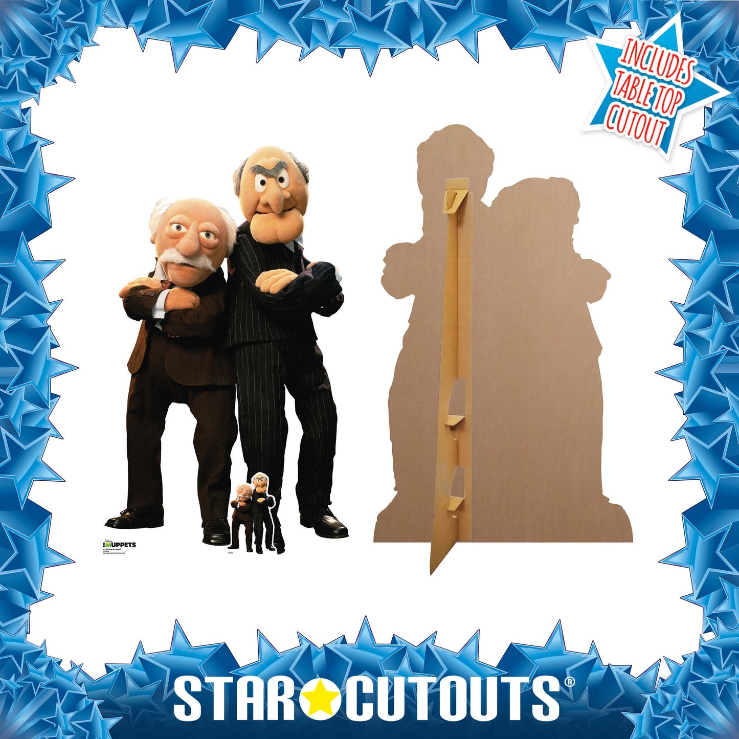 Statler and Waldorf Cardboard Cut Out Height 149cm