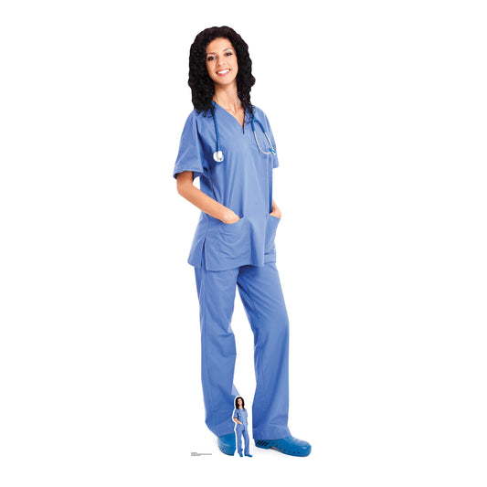 SC1583 Nurse  Cardboard Cut Out Height 176cm - mycardboardcutout