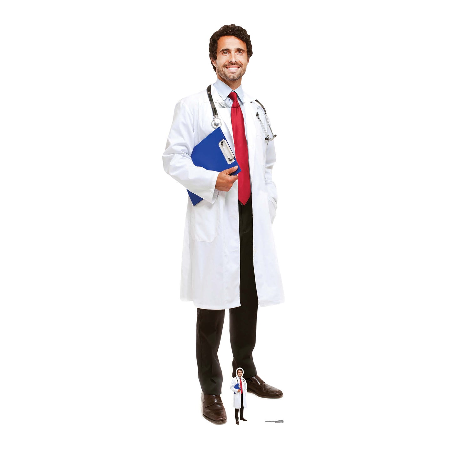 SC1584 Doctor Cardboard Cut Out Height 186cm - mycardboardcutout