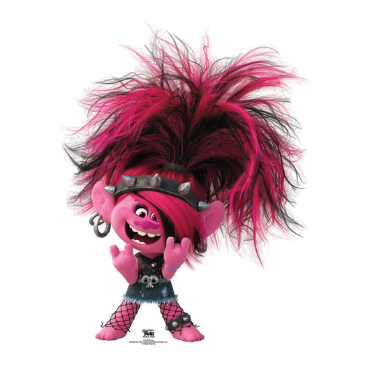 Poppy Punk Trolls World Tour Cardboard Cutout - mycardboardcutout