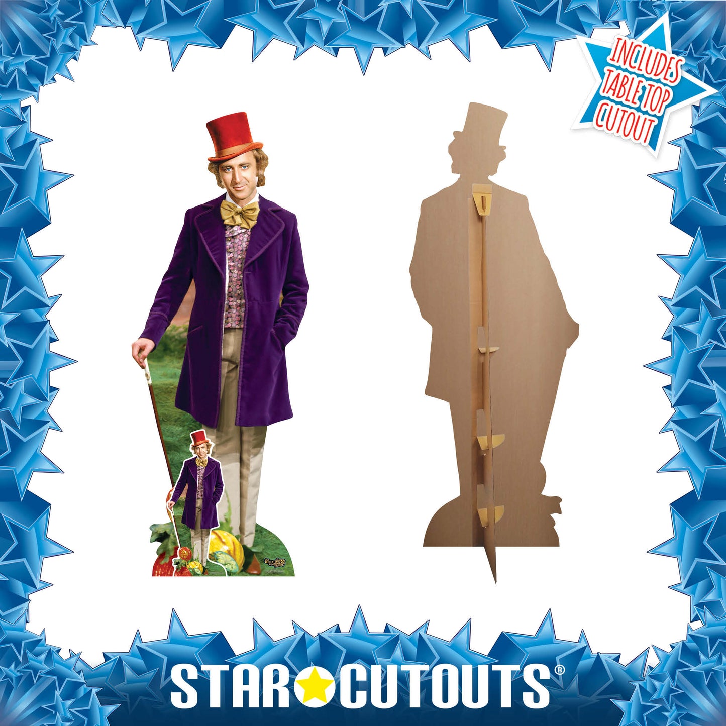 Willy Wonka and the Chocolate Factory (Gene Wilder) - mycardboardcutout