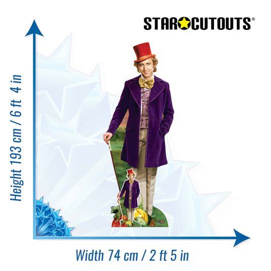 Willy Wonka and the Chocolate Factory (Gene Wilder) - mycardboardcutout