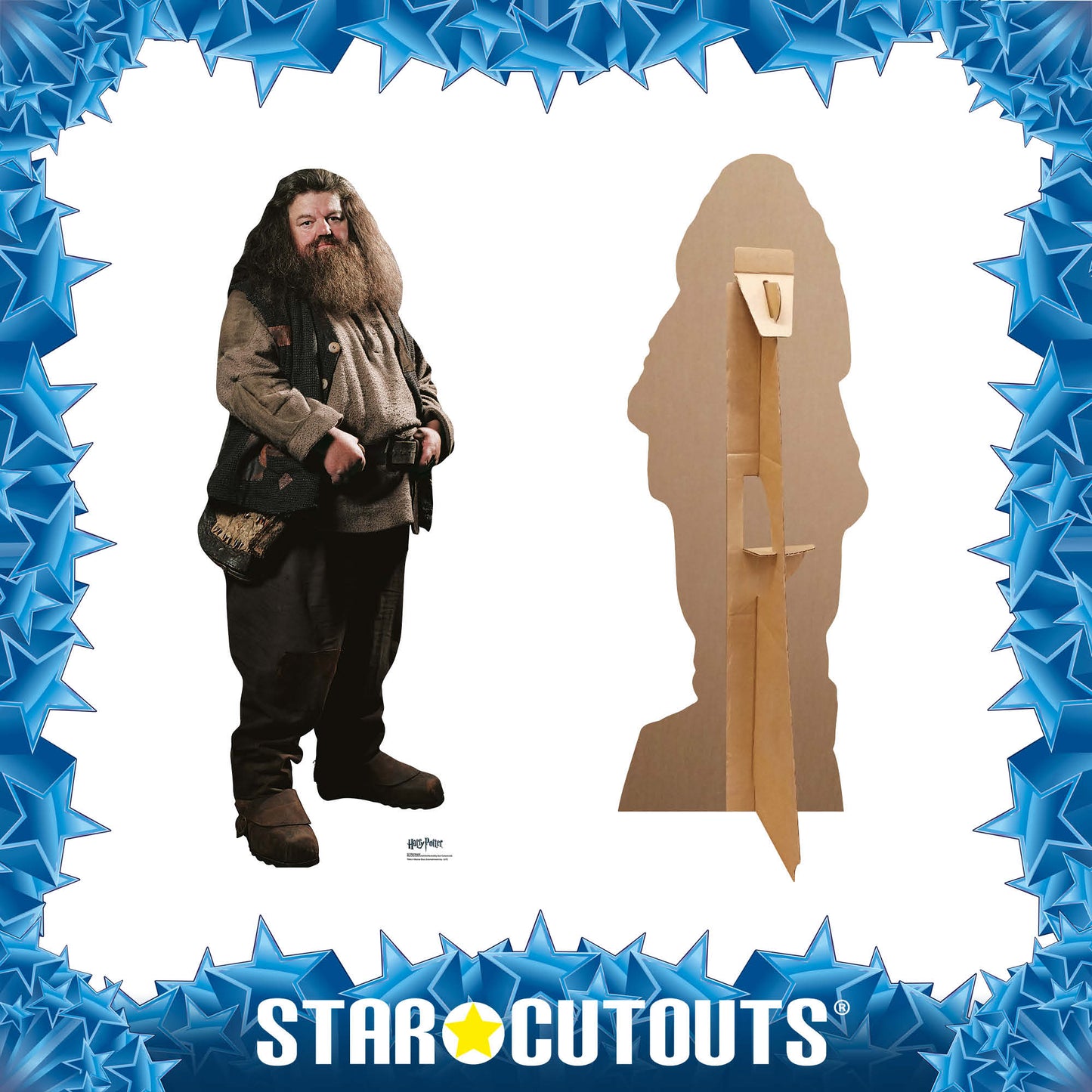 SC1964 Hagrid Star Mini Cardboard Cut Out Height 91cm - mycardboardcutout