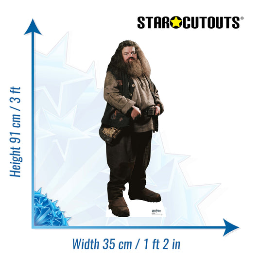 SC1964 Hagrid Star Mini Cardboard Cut Out Height 91cm - mycardboardcutout