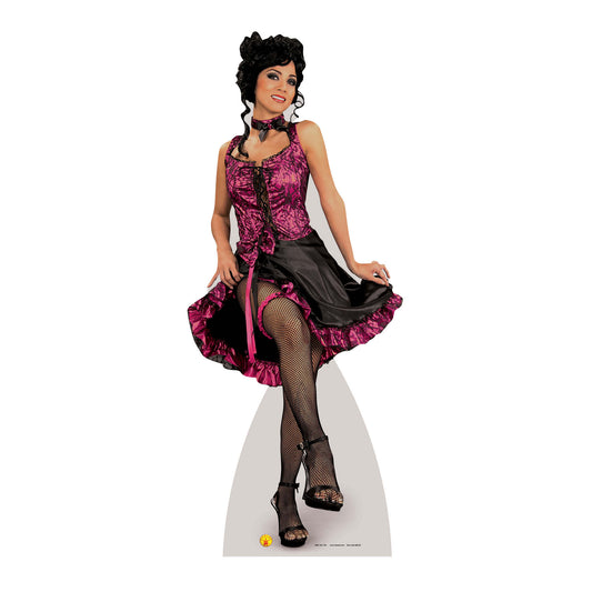 SC208 Can- Can Girl Cardboard Cut Out Height 168cm - mycardboardcutout
