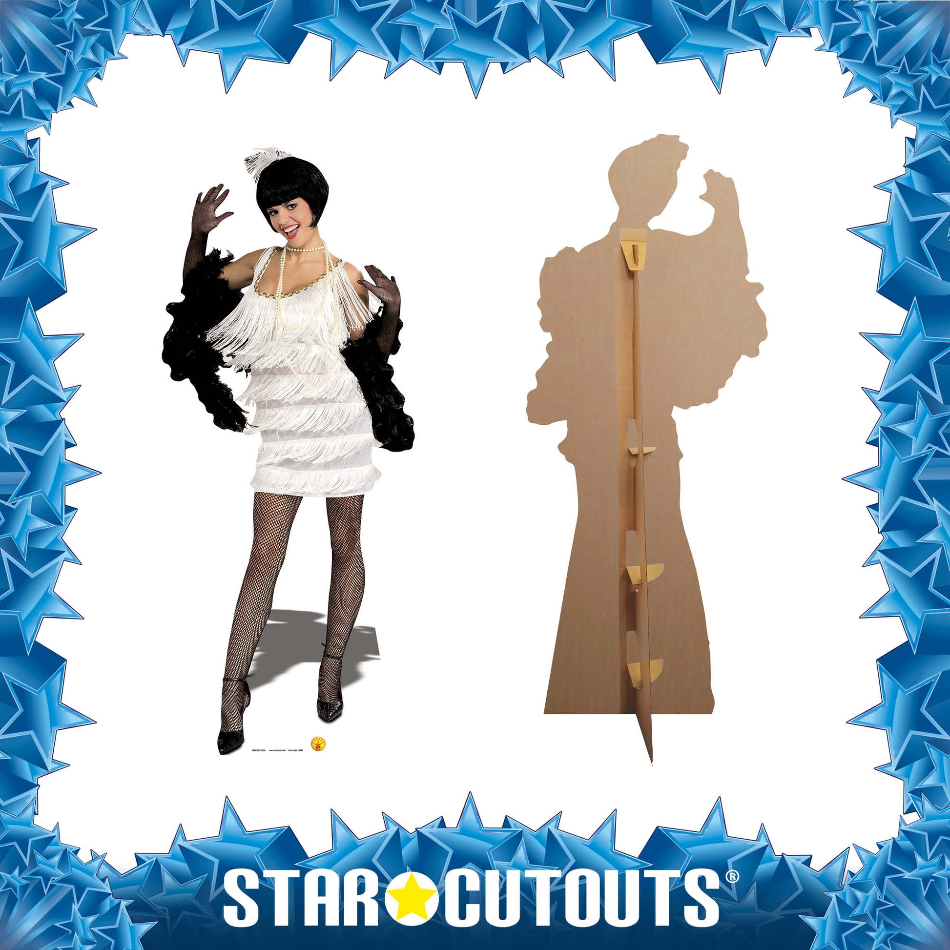 SC214 Broadway Babe Cardboard Cut Out Height 175cm - mycardboardcutout
