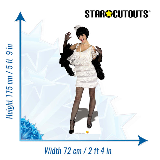 SC214 Broadway Babe Cardboard Cut Out Height 175cm - mycardboardcutout