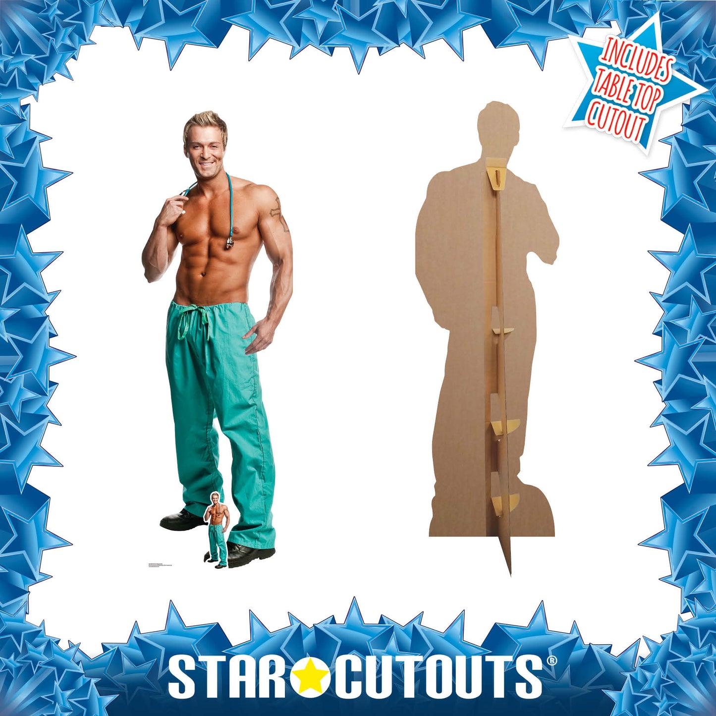 SC2160 Doctor Billy Jeffrey Chippendale Cardboard Cut Out Height 177cm