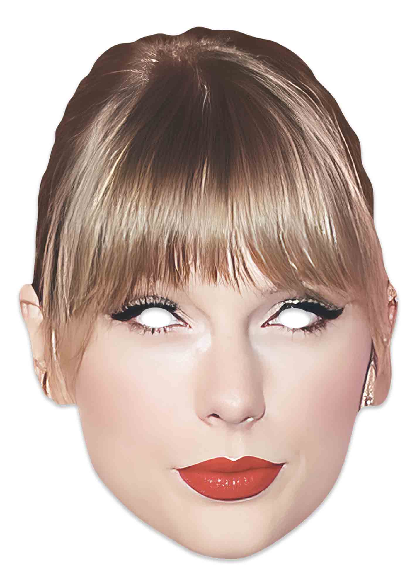 CM249 Taylor Singer Single Face Mask - mycardboardcutout