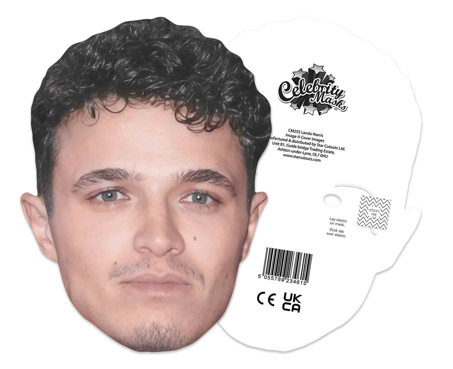 CMP010 Lando Norris 6 Pack Masks - Includes Tabs and Elastic