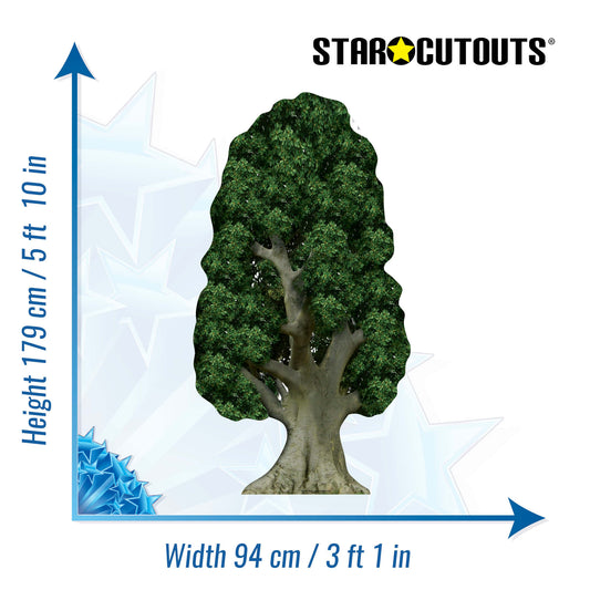 SC275 Tree Cardboard Cut Out Height 179cm - mycardboardcutout