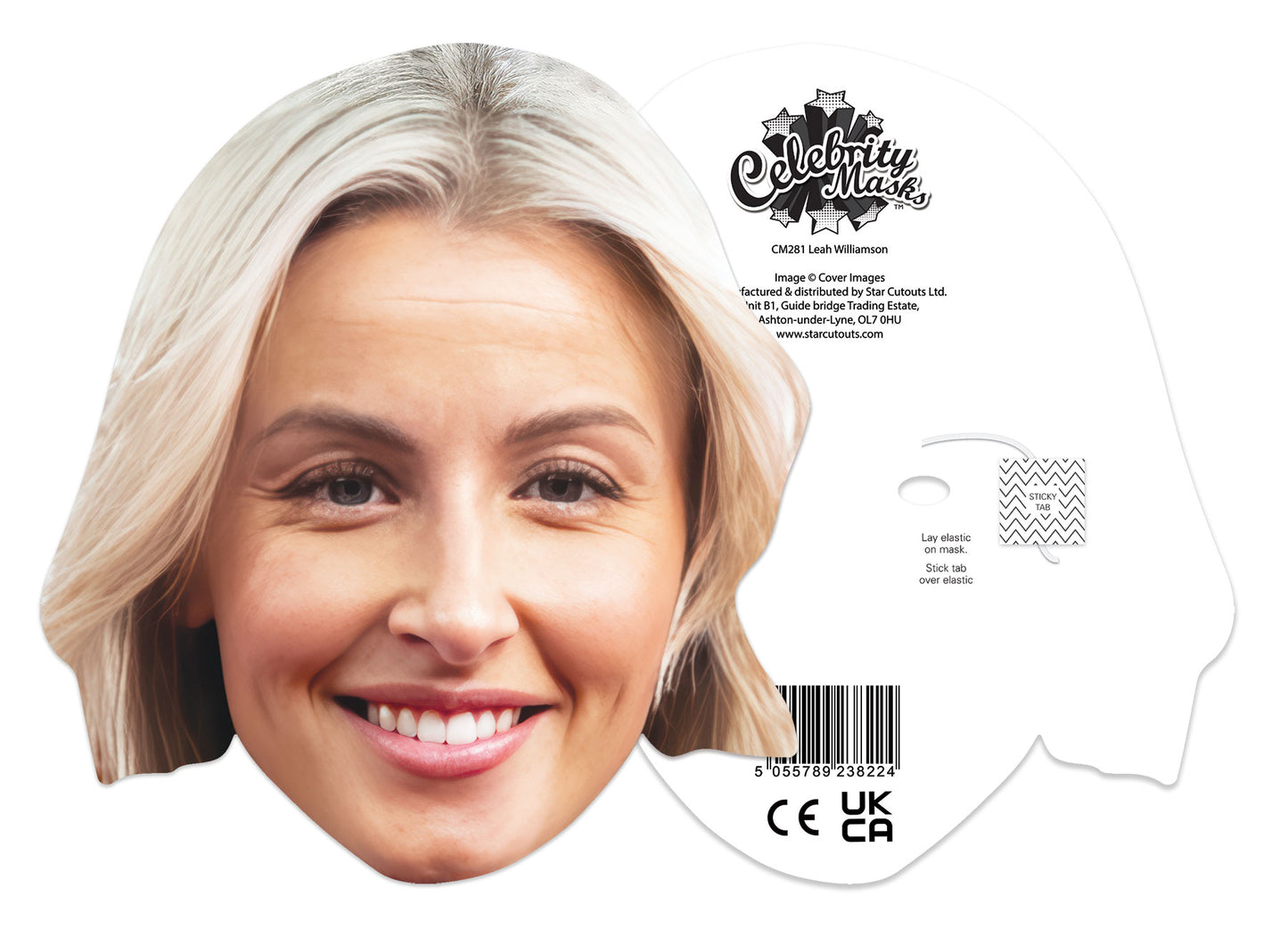 CM281 Leah Williamson Cardboard Face Mask