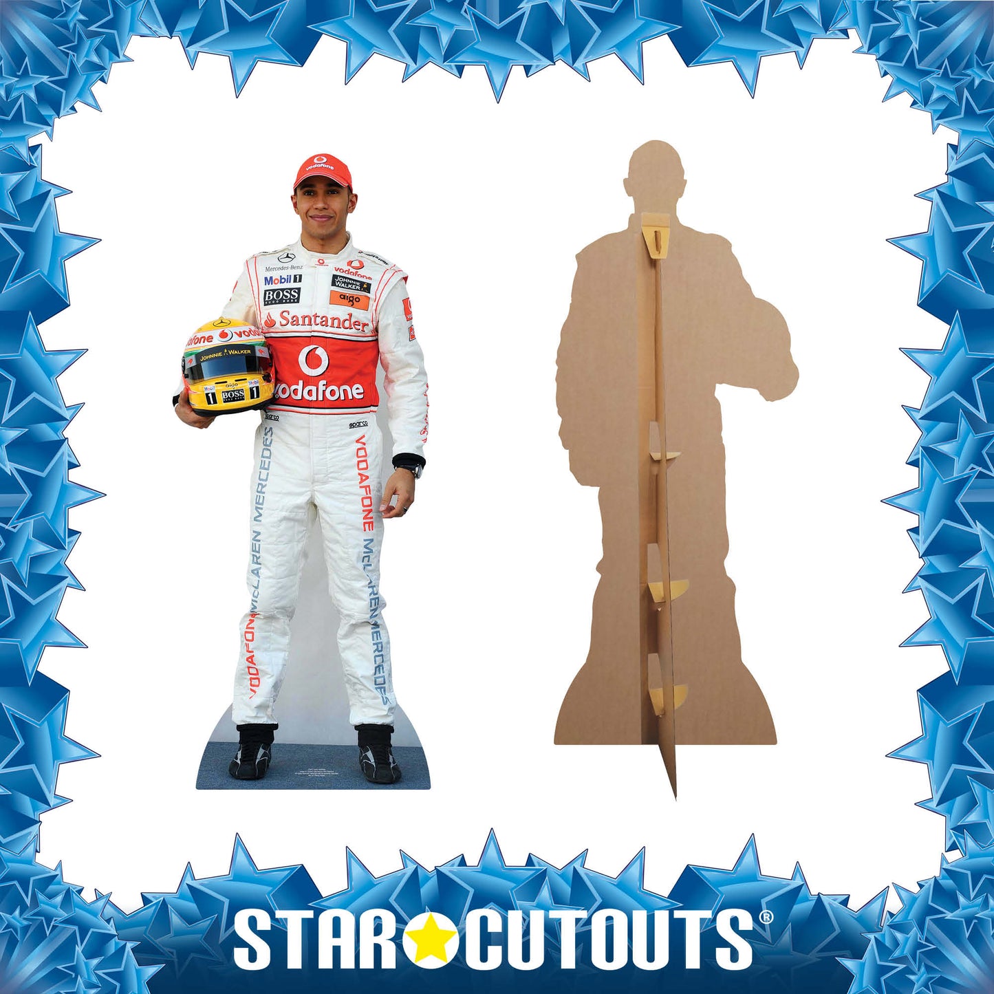 Lewis Hamilton Cardboard Cutout - mycardboardcutout