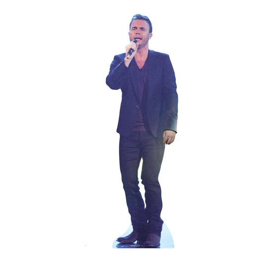 CS434 Gary Barlow Height 180cm Lifesize Cardboard Cut Out With Mini - mycardboardcutout