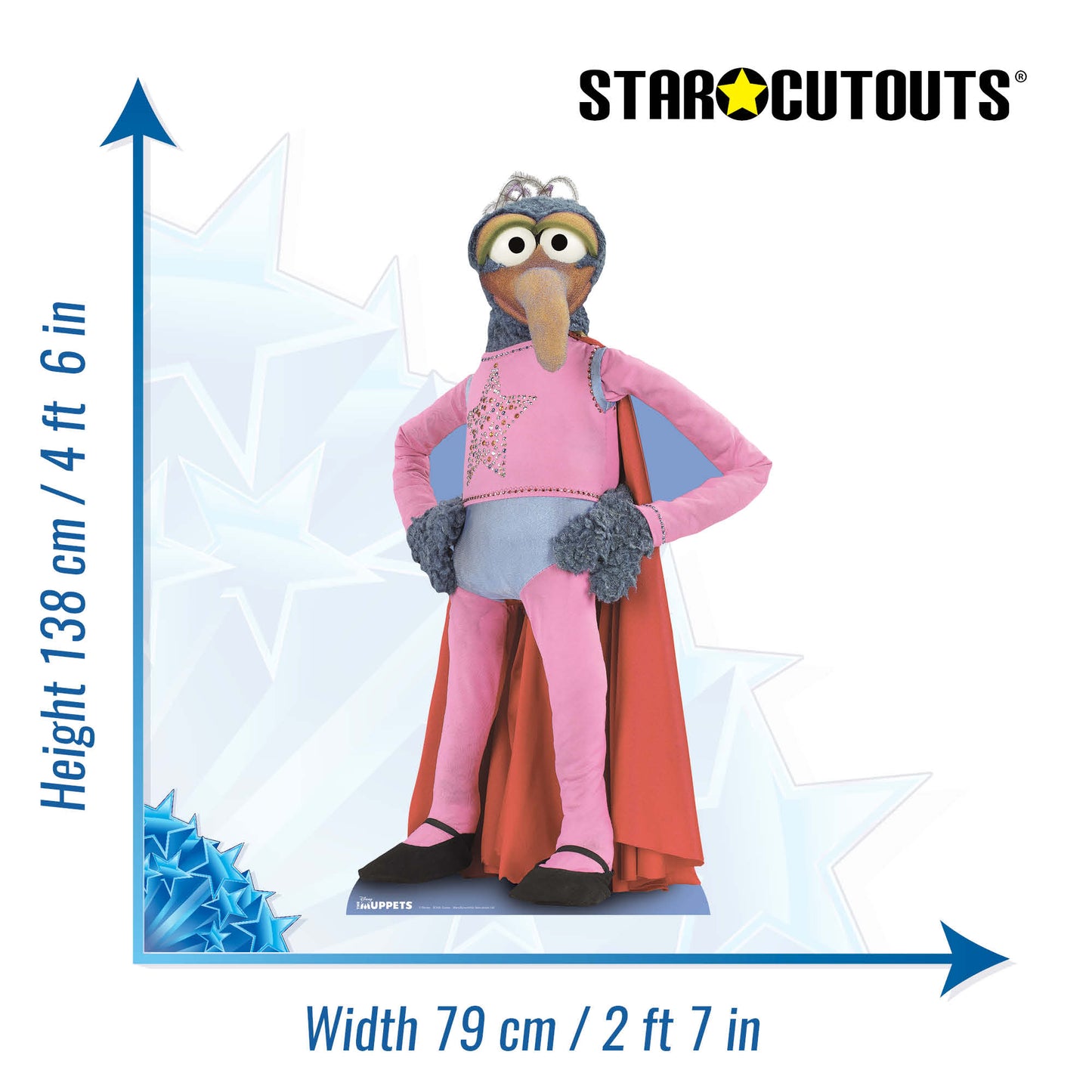 Gonzo Cardboard Cut Out Height 139cm