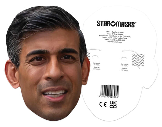 SM441 Rishi Sunak Politician Single Face Mask - mycardboardcutout