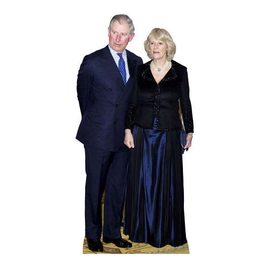 King Charles and Camilla The Queen Consort Cardboard Cutout - mycardboardcutout