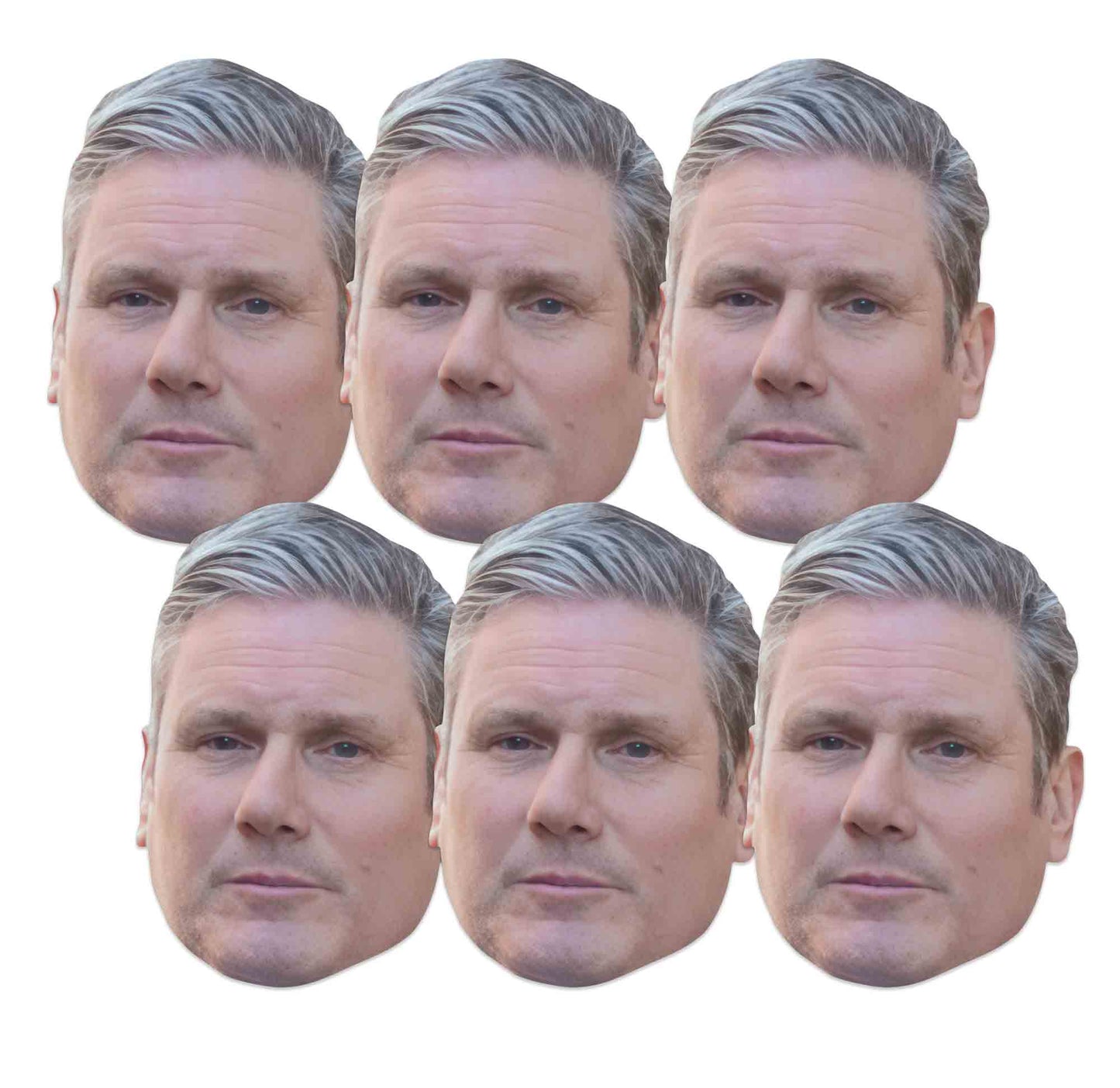 SMP455 Keir Starmer 6 Pack Masks - mycardboardcutout