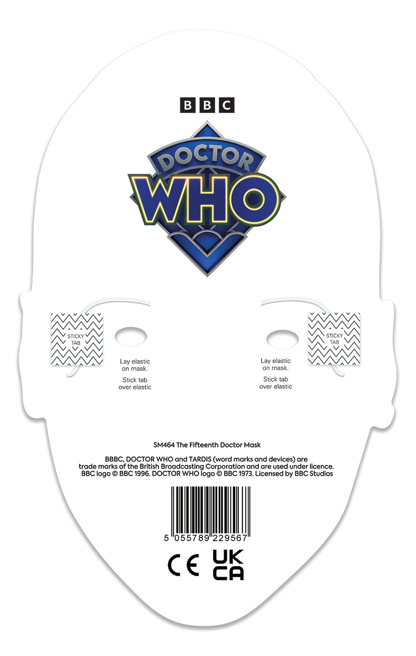 SM464 The Fifteenth Doctor Mask - Ncuti Gatwa Single Face Mask - mycardboardcutout