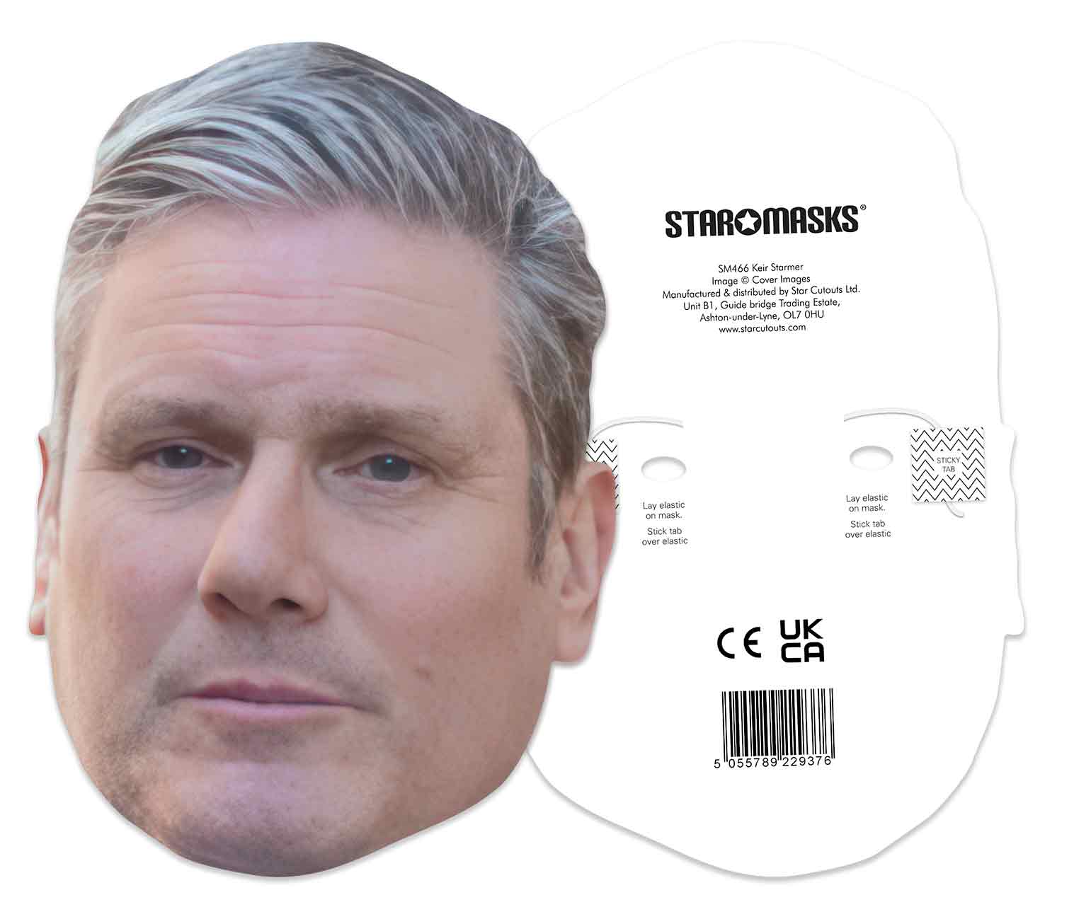 SM466 Keir Starmer Politician Single Face Mask - mycardboardcutout