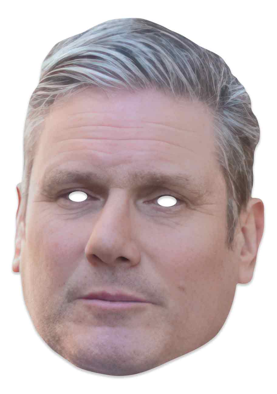 SM466 Keir Starmer Politician Single Face Mask - mycardboardcutout
