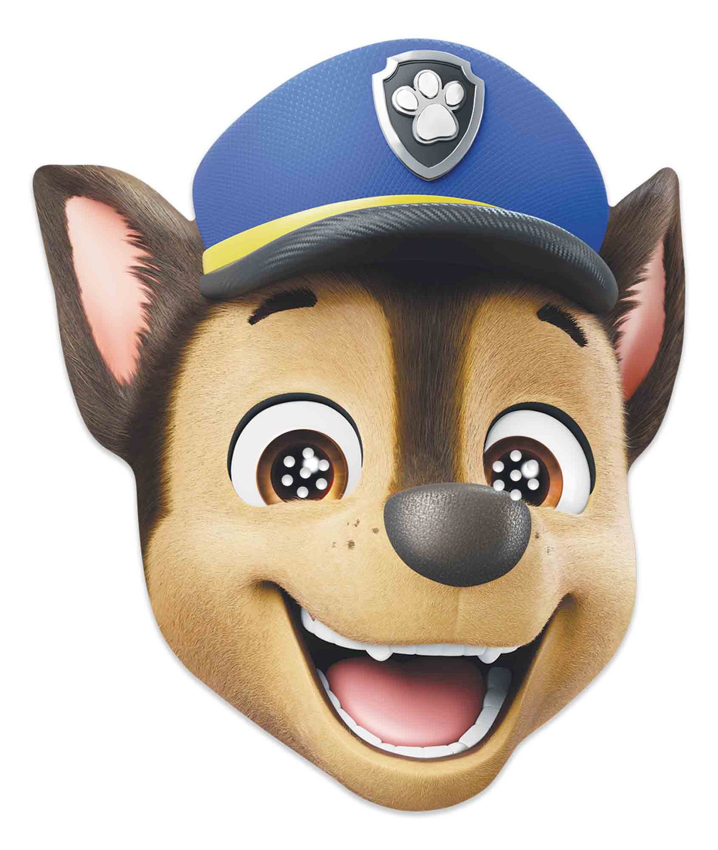 SMP463 Paw Patrol Chase, Rubble, Marshall, Everest, Skye & Rocky Multipack Masks 6 Pack Cardboard Cut Out Height 30cm