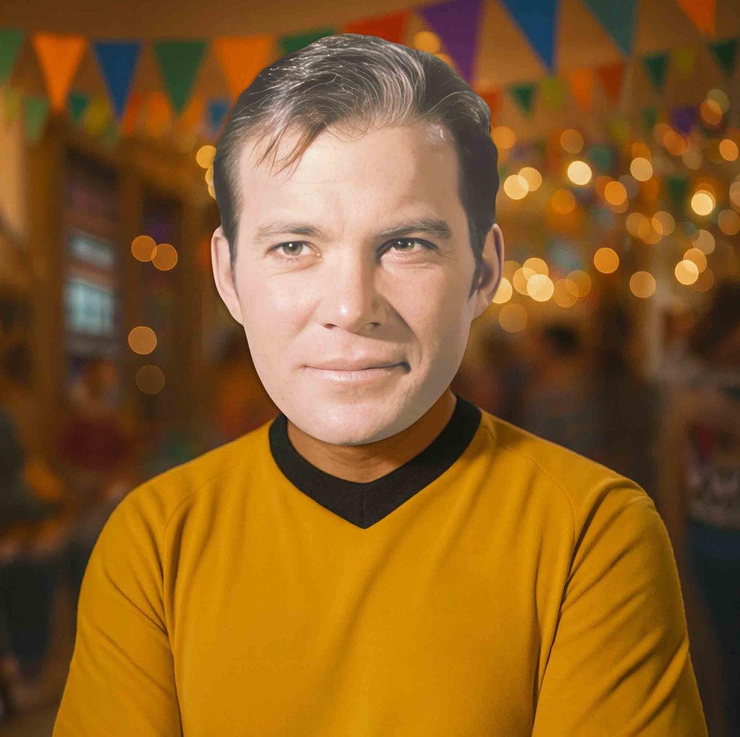 SMP464 Star Trek The Original Series Enterprise Crew Six Pack Masks - Includes Sulu, Spock, Uhura, Scotty, McCoy & Kirk