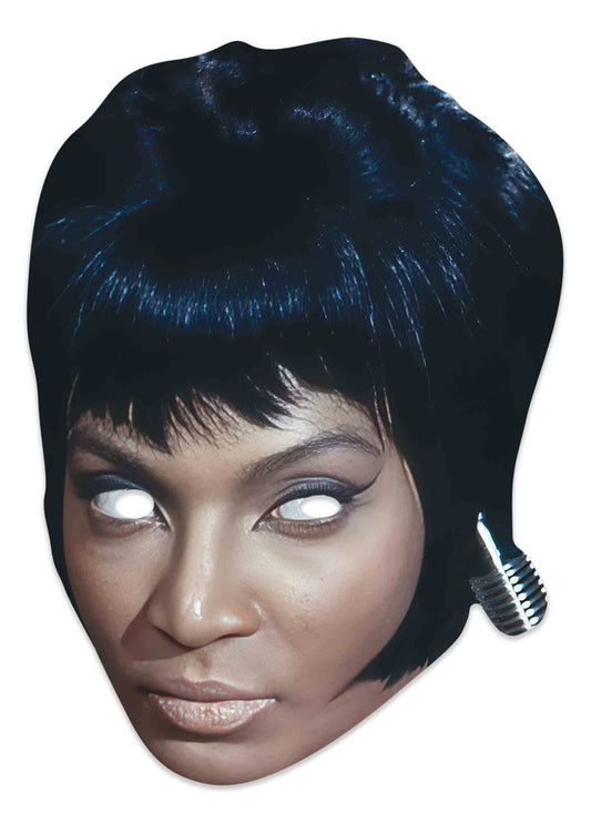 SM513 Uhura Mask Nichelle Nichols Star Trek - Includes Tabs and Elastic