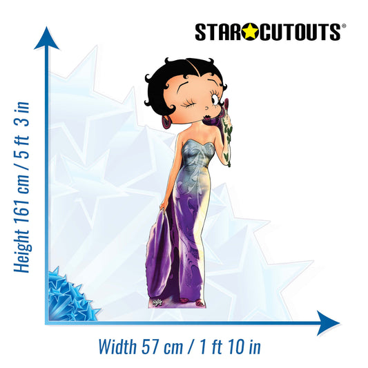 SC519 Betty Boop- Glinda Cardboard Cut Out Height 161cm - mycardboardcutout