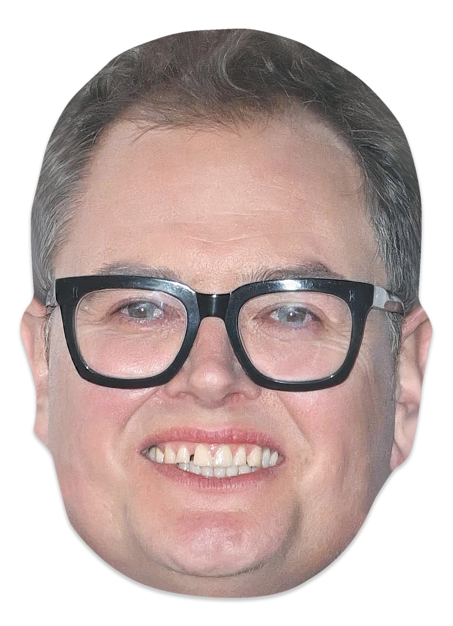 CM261 Alan Carr Single Cardboard Mask - Includes Tabs and Elastic