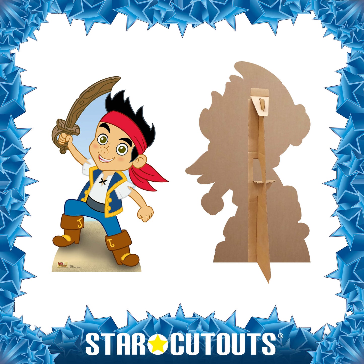 Jake - Jake and the Neverland Pirates Star Mini Cut-out Cardboard Cut Out Height 91cm