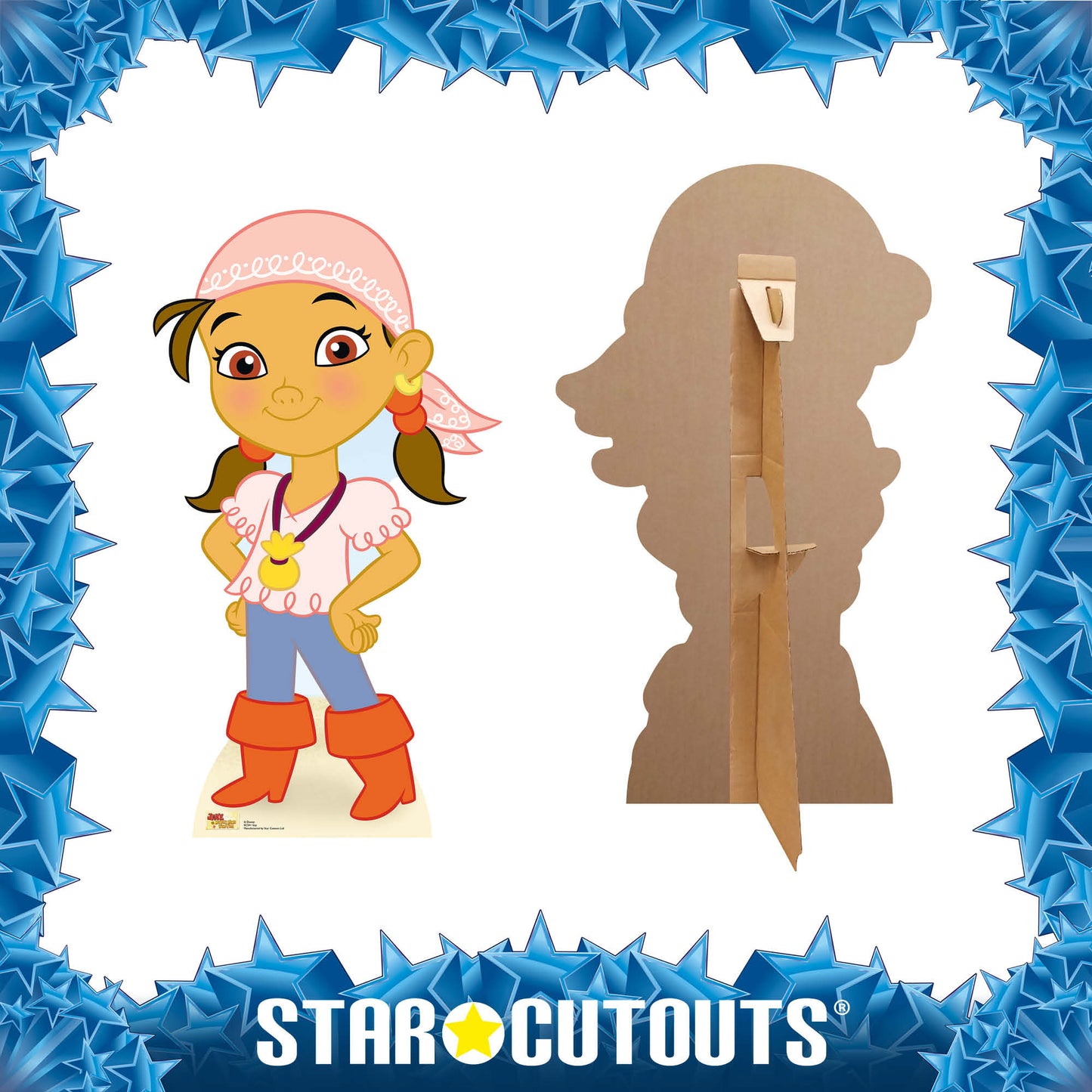 Izzy - Jake and the Neverland Pirates Star Mini Cut-out Cardboard Cut Out Height 89cm