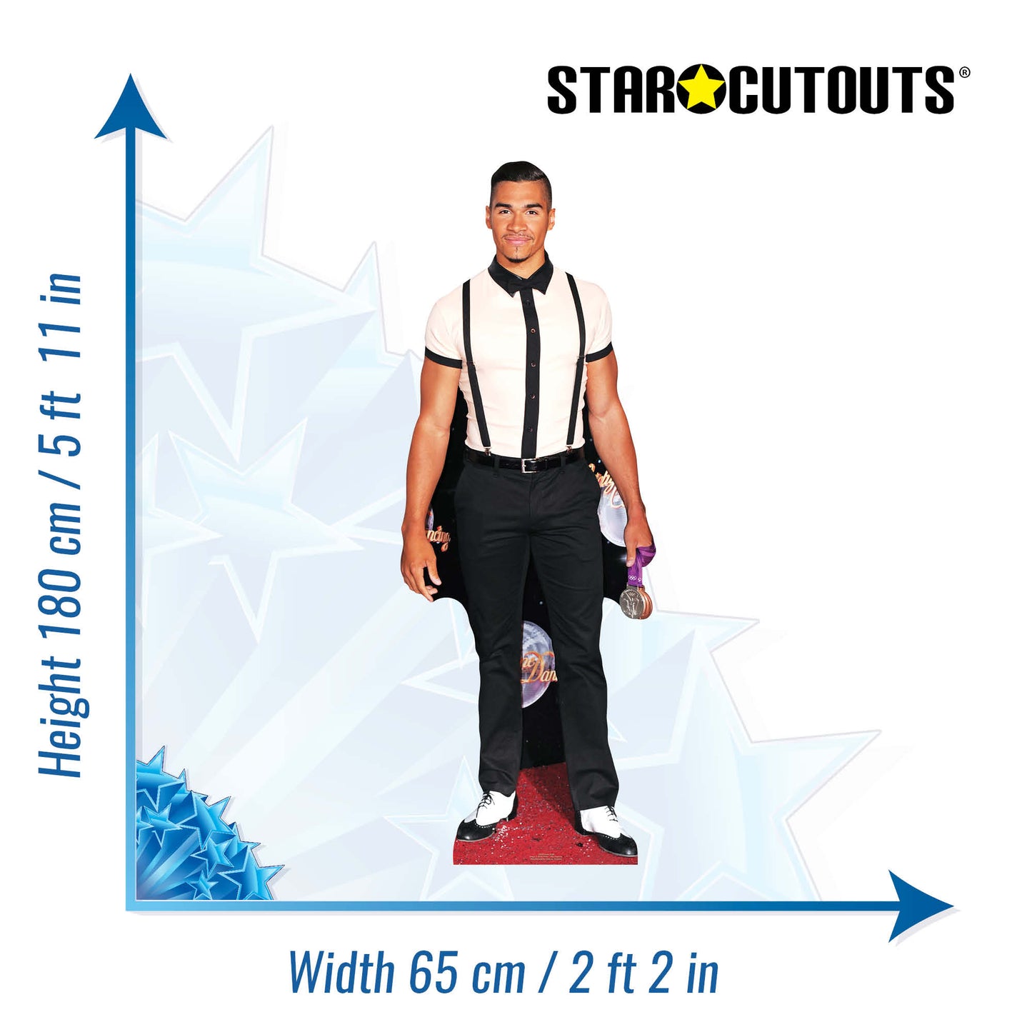 CS559 Louis Smith Height 180cm Lifesize Cardboard Cutout - mycardboardcutout
