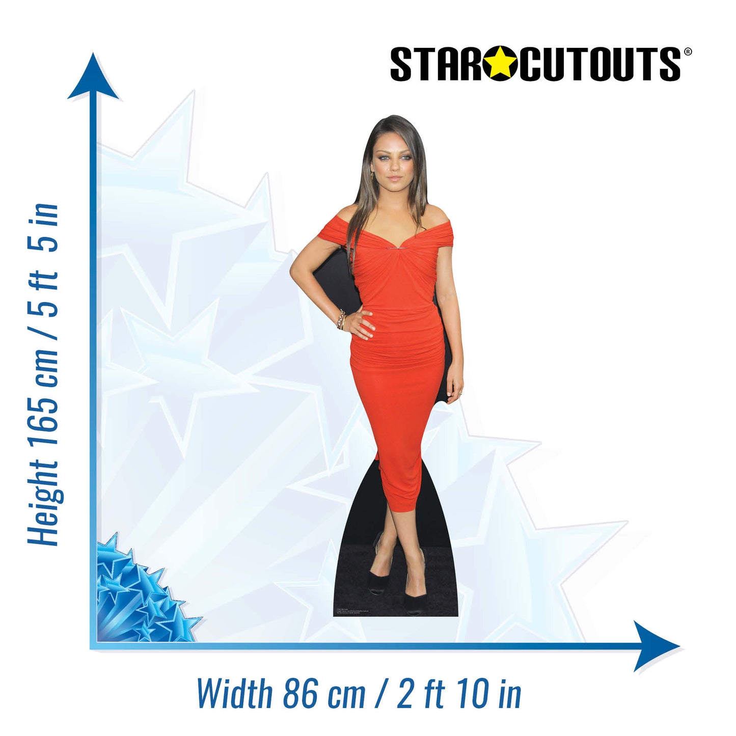 CS567 Mila Kunis Height 165cm Lifesize Cardboard Cutout