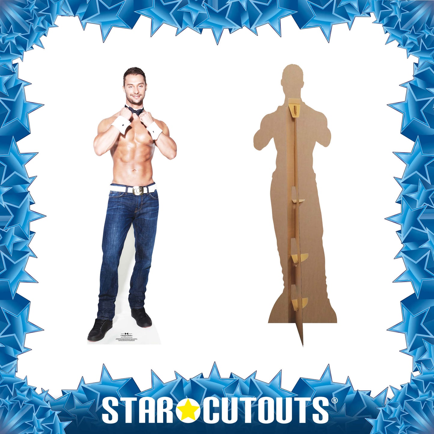 SC579 James Davis Chippendale Cardboard Cut Out Height 192cm - mycardboardcutout