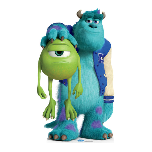 Sulley and Mike Monster's University Cardboard Cut Out Height 179cm