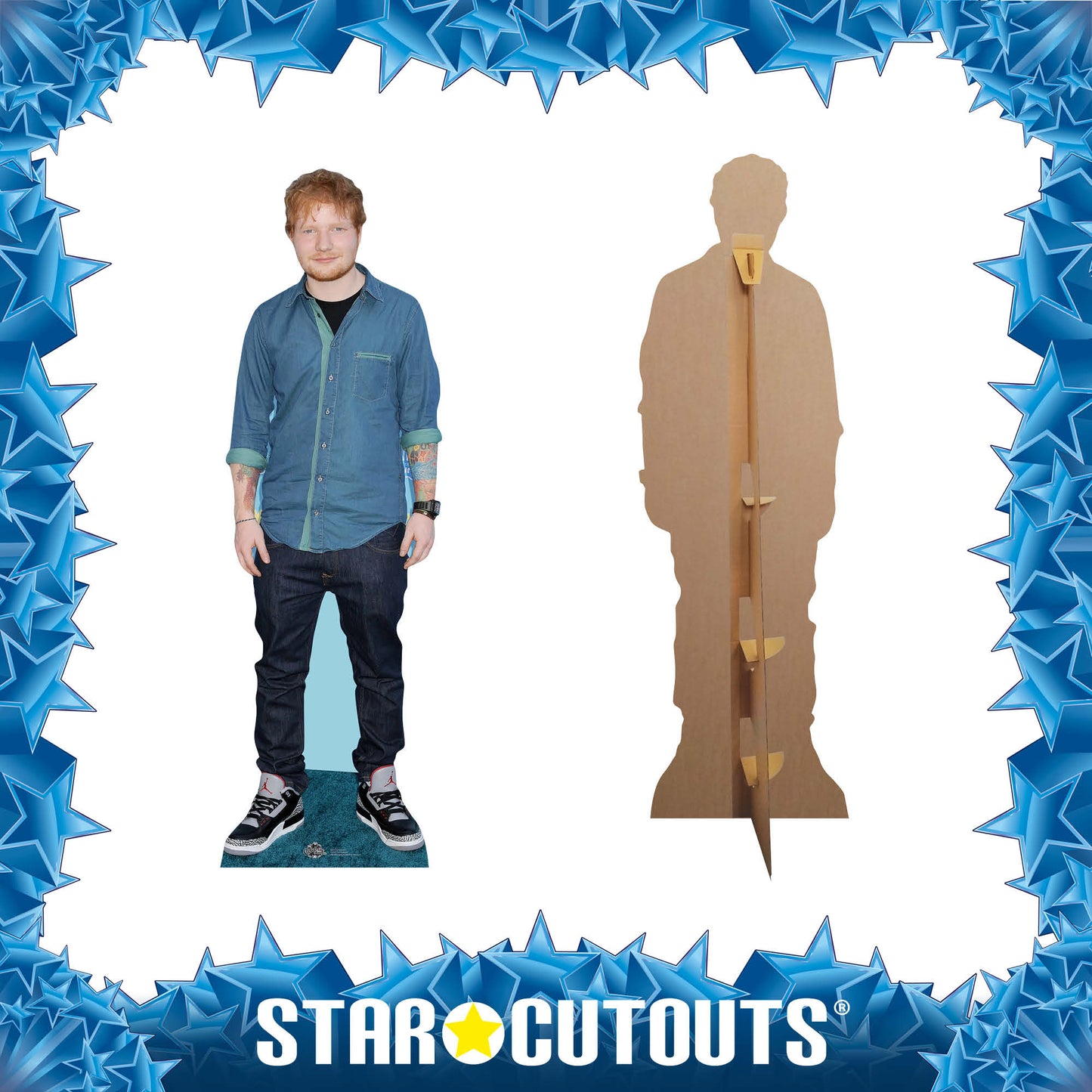 CS595 Ed Sheeran Height 171cm Lifesize Cardboard Cut Out With Mini - mycardboardcutout