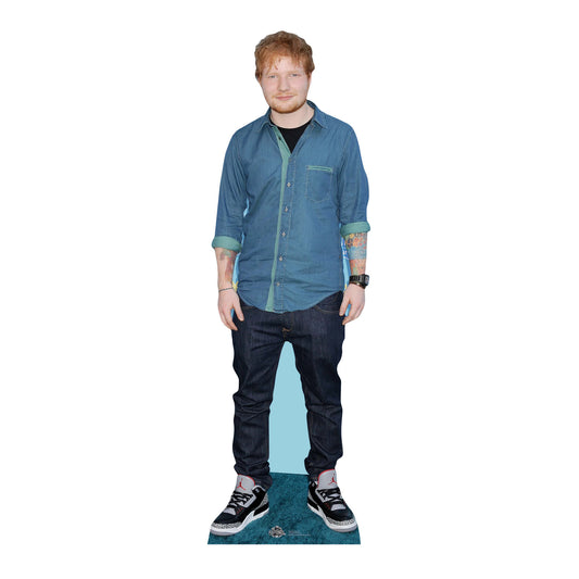 CS595 Ed Sheeran Height 171cm Lifesize Cardboard Cut Out With Mini