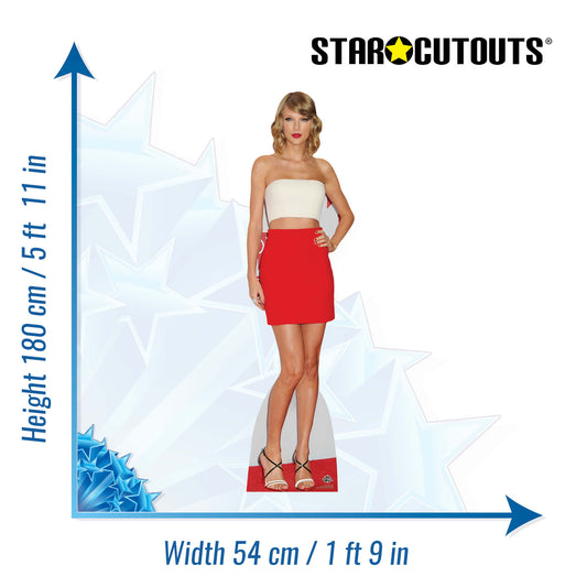 CS619 Singer Swift Height 180cm Lifesize Cardboard Cutout - mycardboardcutout