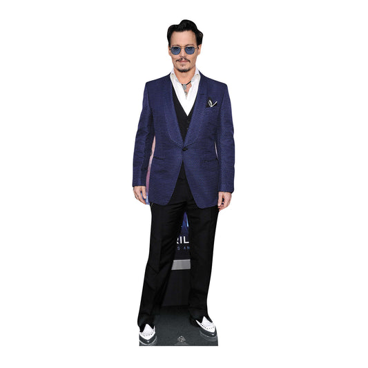 CS621 Johnny Depp Height 186cm Lifesize Cardboard Cutout