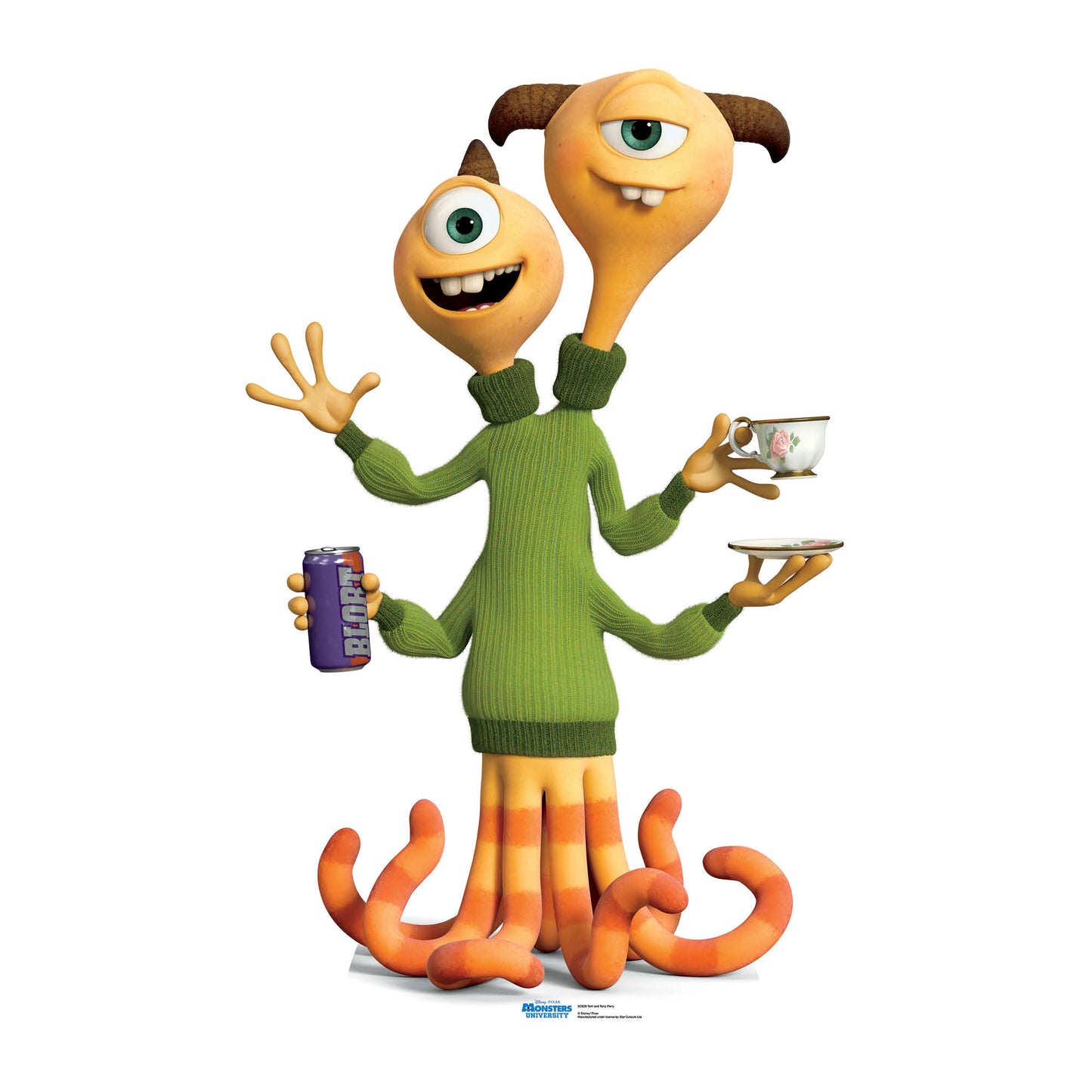 Terri and Terry Perry Monster's University Cardboard Cut Out Height 161cm